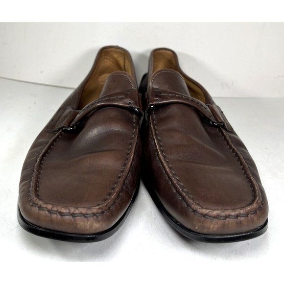 Tod’s Men’s Brown Leather Driving Loafers-US 8.5-EU 41-42 (Marked UK/Italian 7) - Picture 7 of 16